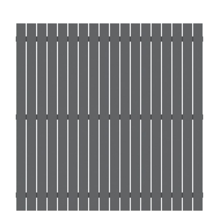 Alu-Zaun Squadra Anthrazit 180x180cm