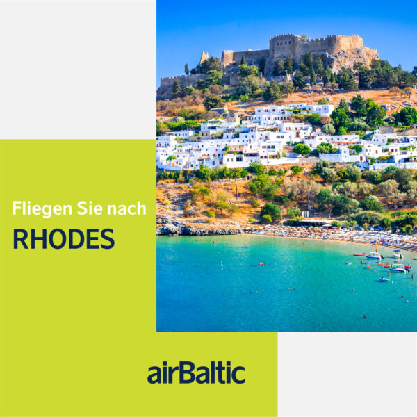 Vilnius - Rhodes travel