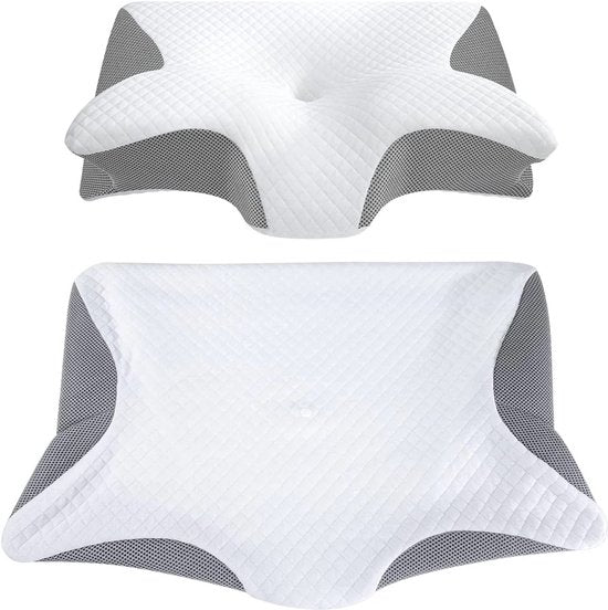 Anti-Schnarch-Kissen - Für jede Schlafposition - 60x40 cm - Kissen - Apnoe - Ergonomisch & orthopädisch - Memory-Schaum - Alyze Wohnen & Kochen