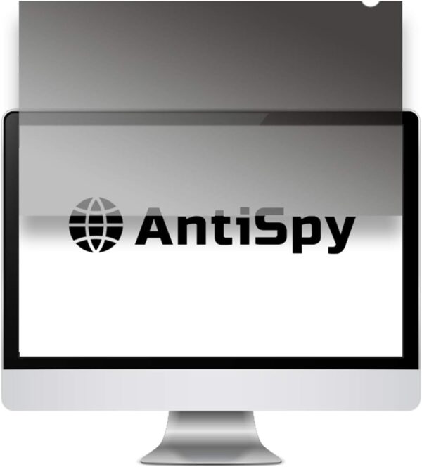 AntiSpy 27" Monitor Sichtschutzfolie - Grau