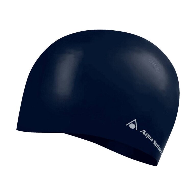 Aqua Sphere Classic Silikon Navy Badekappe Schwimmen