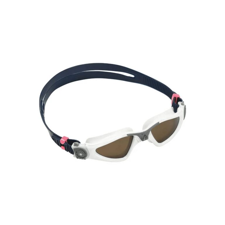 Aqua Sphere Kayenne Kleine Schwimmbrille Schwarz Weiß Braun Polarisierte Gläser Schwimmen