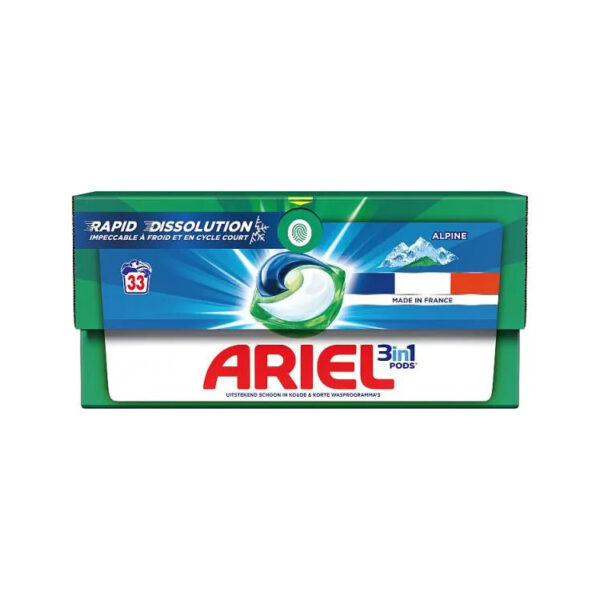 Ariel 3 in 1 Hülsen alpin - 33 Wäschen Wohnen & Kochen