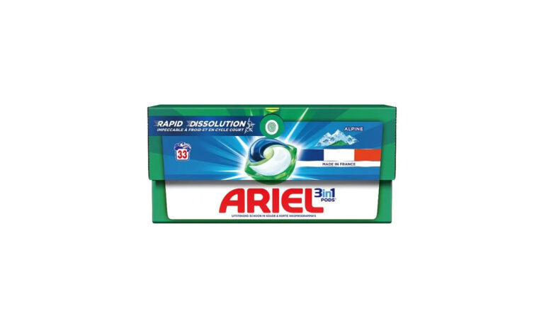 Ariel 3 in 1 Hülsen alpin - 33 Wäschen Wohnen & Kochen