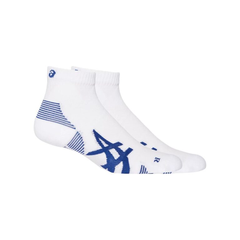 Asics 2PPK Cushion Run Socken Weiß Blau