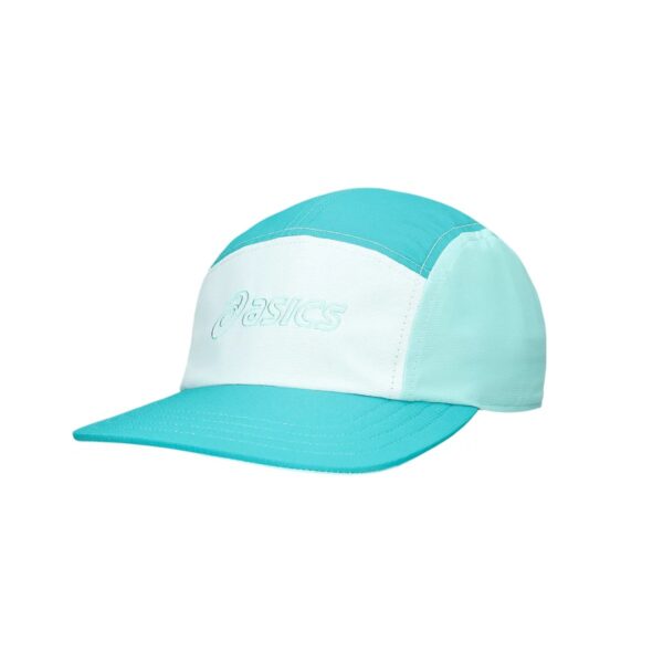 Asics 5 Panel Kappe Blau Weiß Laufzubehör