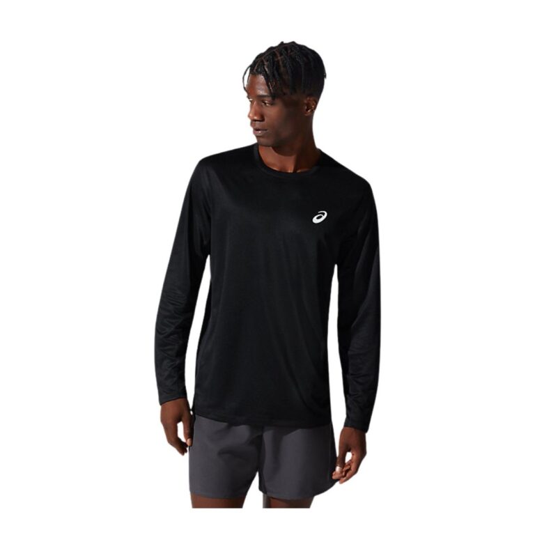 Asics Core LS Top Langarm-T-Shirt Schwarz