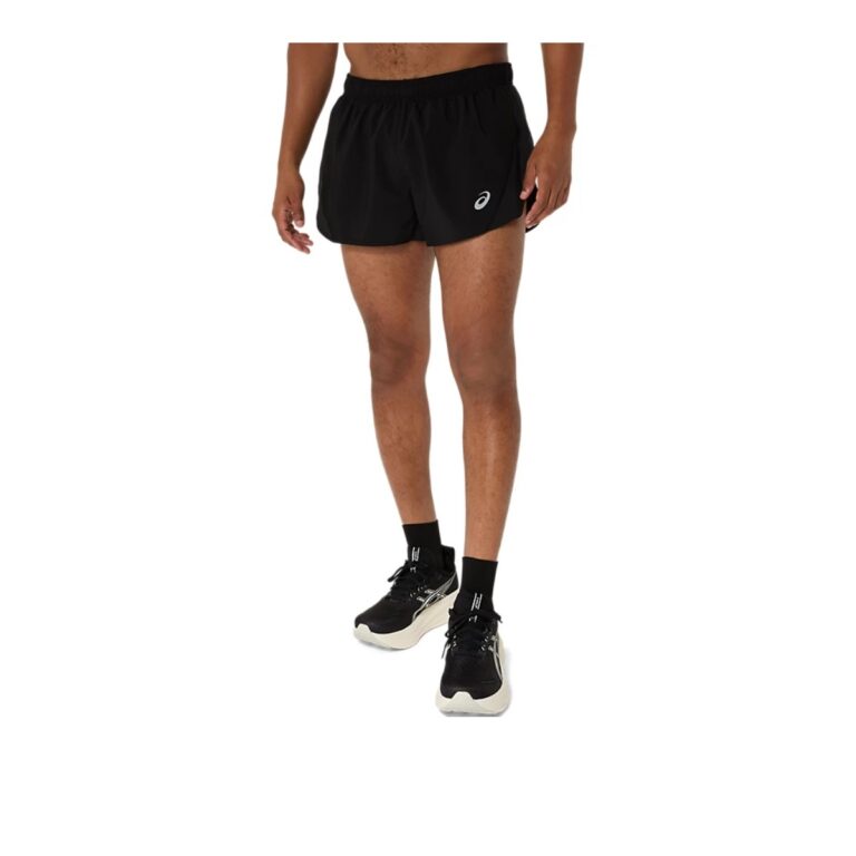 Asics Core Split Shorts Schwarz