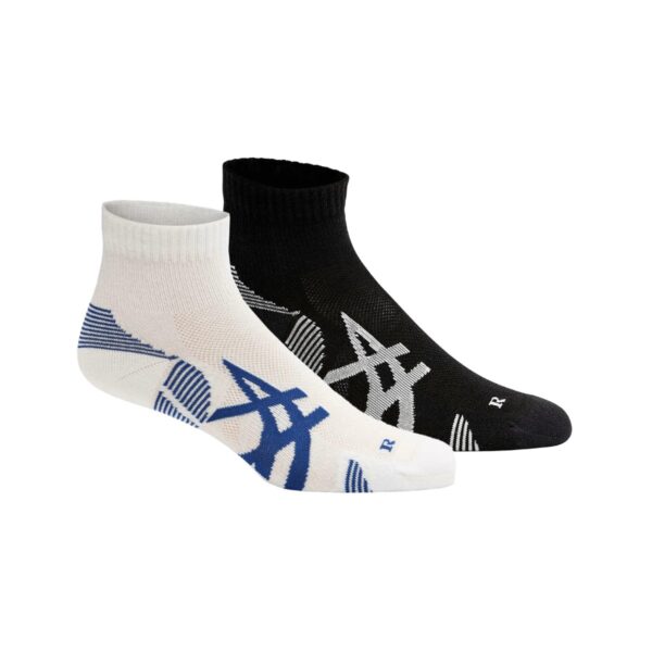 Asics Cushion 2 Pack Socken Schwarz Weiß