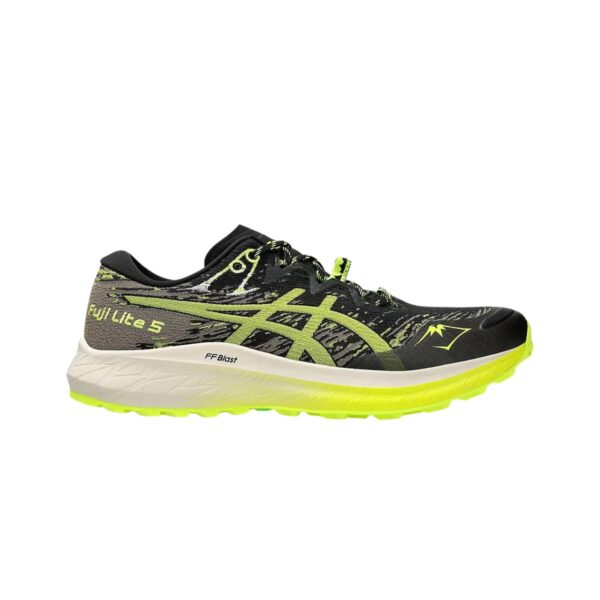 Asics Fuji Lite 5 Schwarz Gelb Laufschuhe