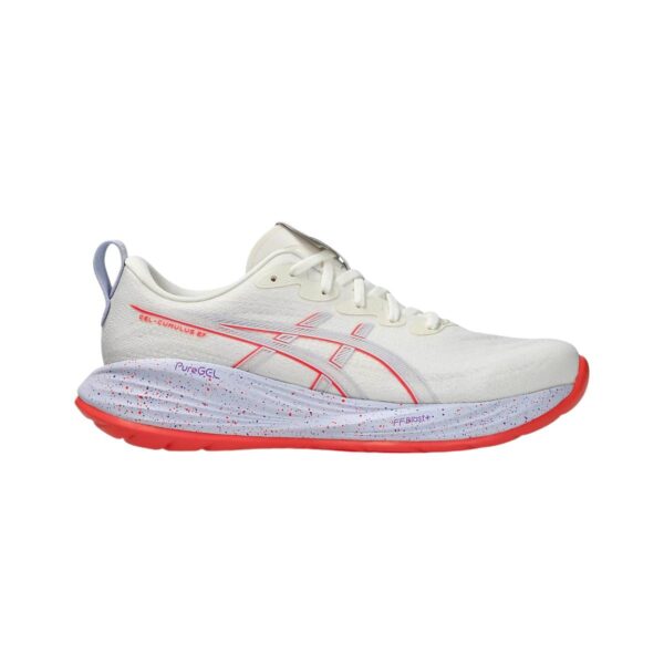 Asics Gel-Cumulus 27 Tokyo Weiß Lila AW25 Schuhe