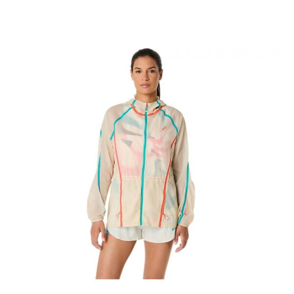 Asics Limited Series Road Packable Beige Damenjacke