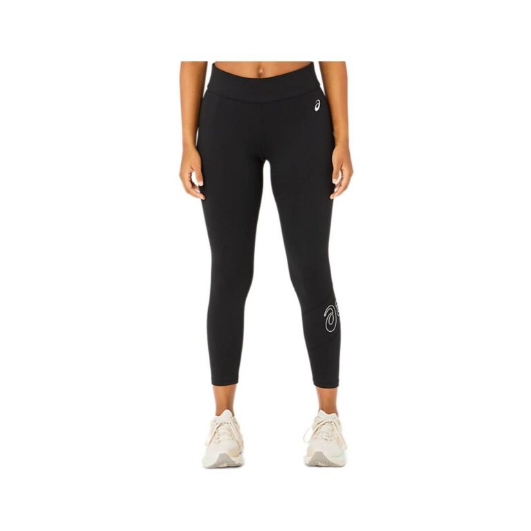 Asics Logo 7/8 Schwarze Damen-Tights