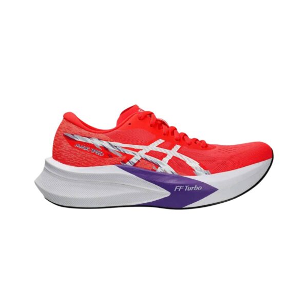 Asics Magic Speed 4 Rot Weiß AW25 Damen-Schuhe