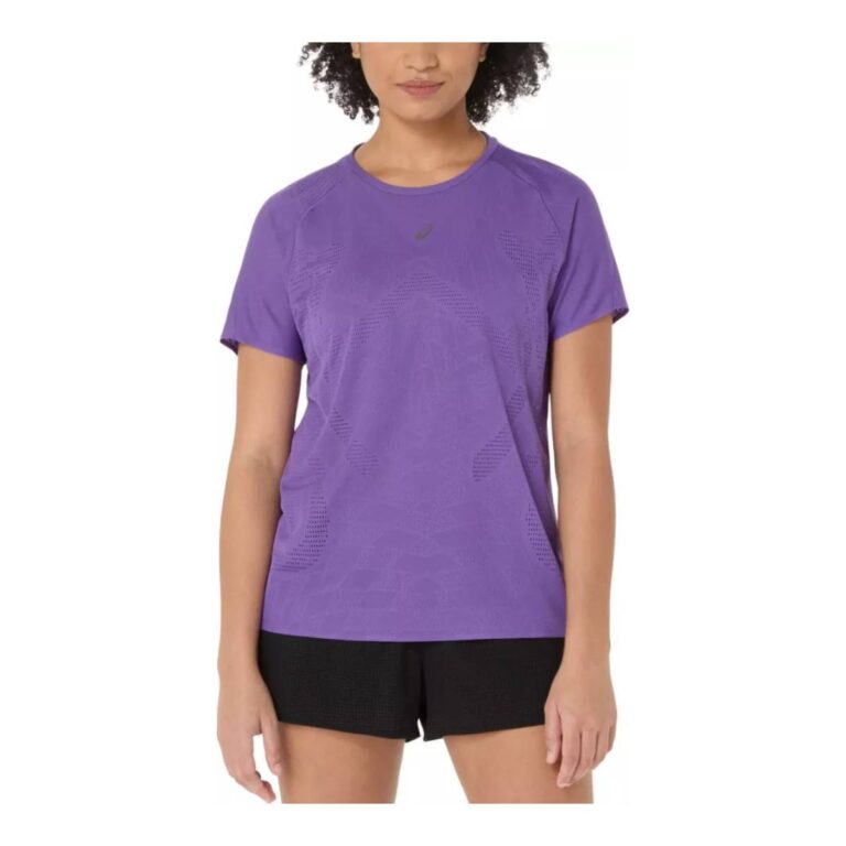 Asics Metarun SS Kurzarmshirt Lila Damen