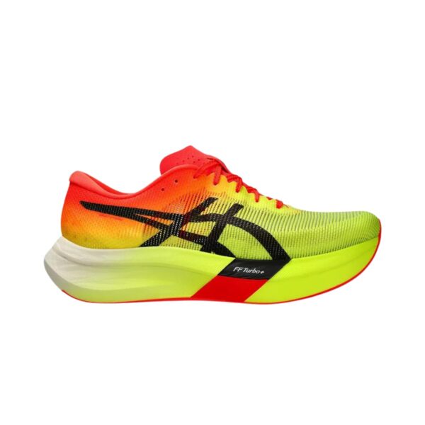 Asics Metaspeed Sky Paris Gelb Rot Schuhe