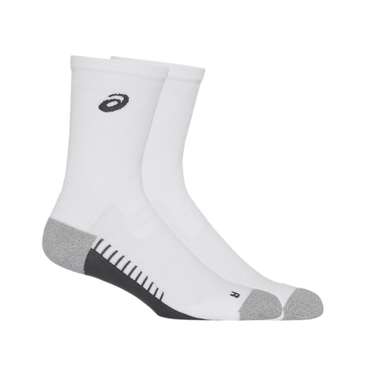 Asics Performance Run Crew Socken Weiß Grau