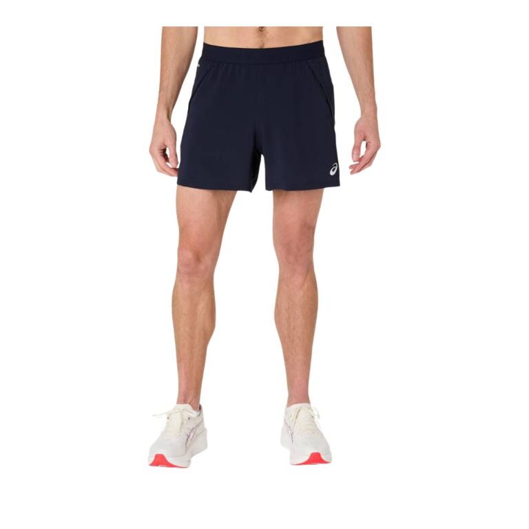 Asics Road 5IN Short Blau