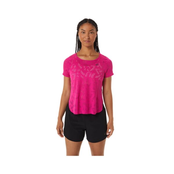 Asics Ventilate Actibreze Top Kurzarm Rosa