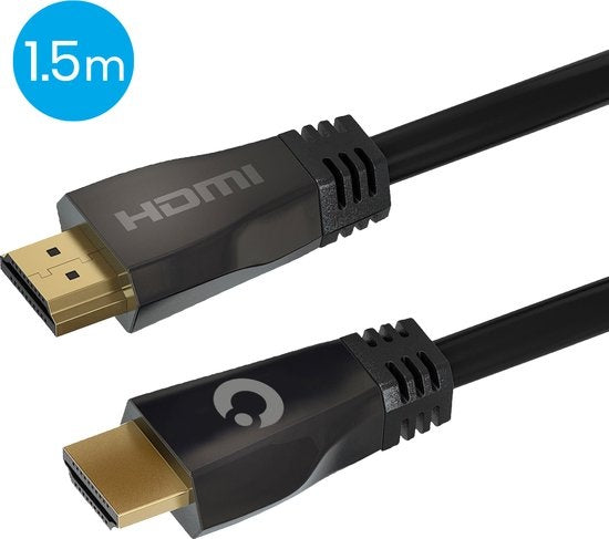 Auronic HDMI Ultra High Speed 2.1 Kabel - Ethernet - Stecker zu Stecker Kabel - Schwarz - 1