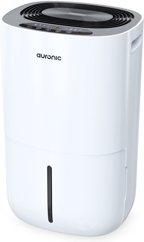 Auronic Luftentfeuchter und Reiniger - 25L pro Tag - Wasch-/Trockenfunktion - weiß Wohnen & Kochen