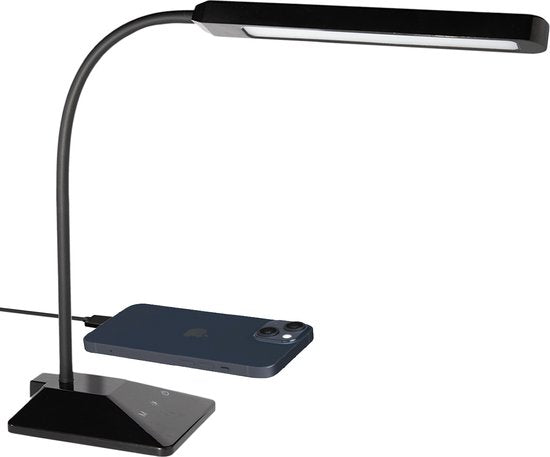 Auronic Schreibtischlampe - Verstellbar - LED - Schwarz - 66 x 14