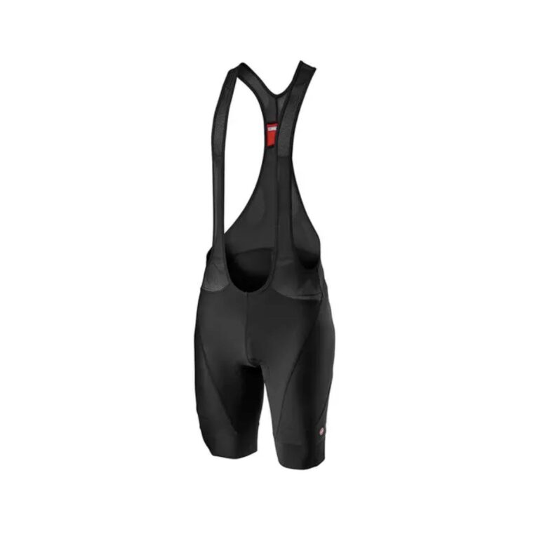 Ausdauer 3 Trägerhose Schwarz Rot