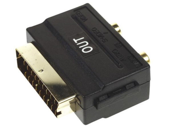 Ausgangsadapter - Scart-Stecker auf 2 X Rca-Buchse Elektronik