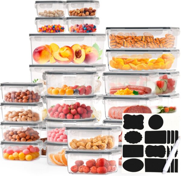 Avalo Food Storage Containers - 30 Stück Set - BPA frei Wohnen & Kochen