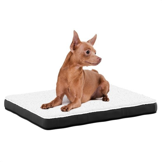 Avalo Orthopädisches Hundekissen S - 45x65 cm - Waschbar / Memory Foam / Anti-Rutsch - Orthopädischer Hundekorb Wohnen & Kochen