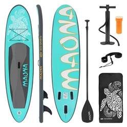 B-Ware Aufblasbares Stand Up Paddle Board Maona 308x76x10cm Türkis aus PVC 6288