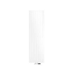 Badheizkörper 480x1600 mm Weiß mit Wand Anschlussgarnitur 586