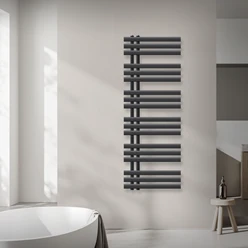 Design Badheizkörper Iron EM 500x1400 mm Anthrazit LuxeBath 586