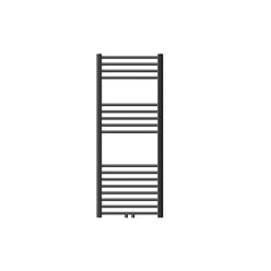 Badheizkörper Mittelanschluss 500x1200 mm Anthrazit gerade inkl. Montagematerial LuxeBath 586