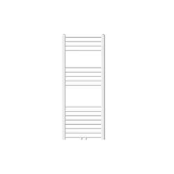 Badheizkörper Mittelanschluss 500x1200 mm Weiß gerade inkl. Montagematerial LuxeBath 586