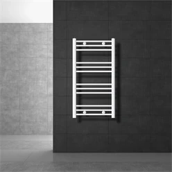 Badheizkörper Sahara 500x800 mm Weiß gerade mit Seitenanschluss LuxeBath 586