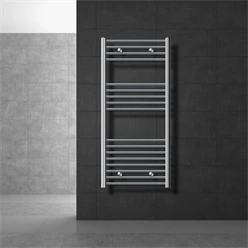 Badheizkörper Sahara 600x1200 mm Chrome gerade mit Seitenanschluss LuxeBath 586