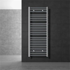 Badheizkörper Sahara 600x1500 mm Chrome gerade mit Seitenanschluss LuxeBath 586