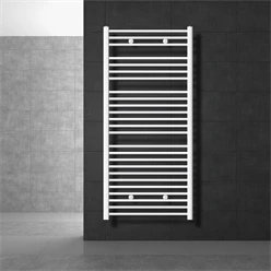 Badheizkörper Sahara 750x1500 mm Weiß gerade mit Seitenanschluss LuxeBath 586