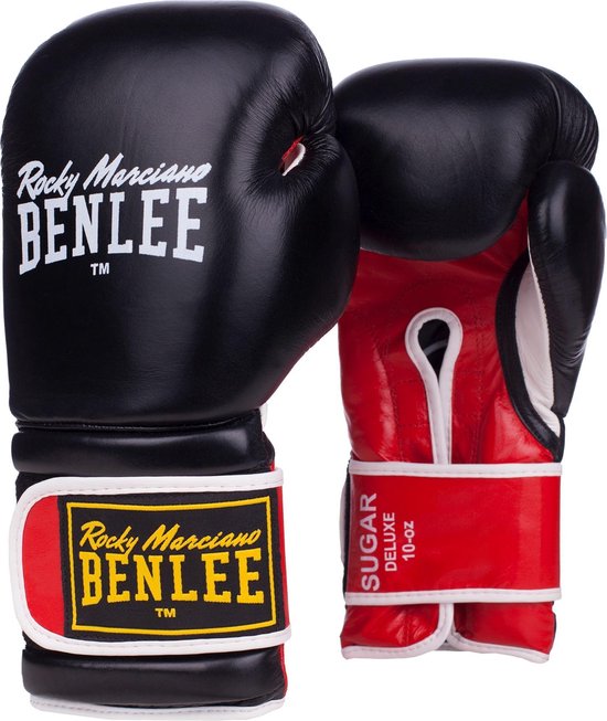 Benlee Sugar Deluxe Martial Arts Handschuhe Erwachsene - schwarz/weiß/gelb/rot Hobby & Sport