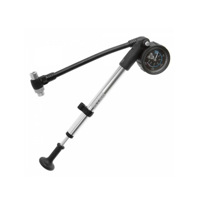 Beto AV Ventilpumpe mit Schlauch und Manometer - 400psi / 28bar Fahrradzubehör