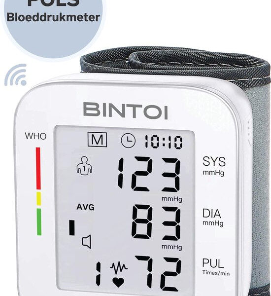 Bintoi® BXE200 - Handgelenk-Blutdruckmessgerät - Herzfrequenzmessgerät Schön & Gesund