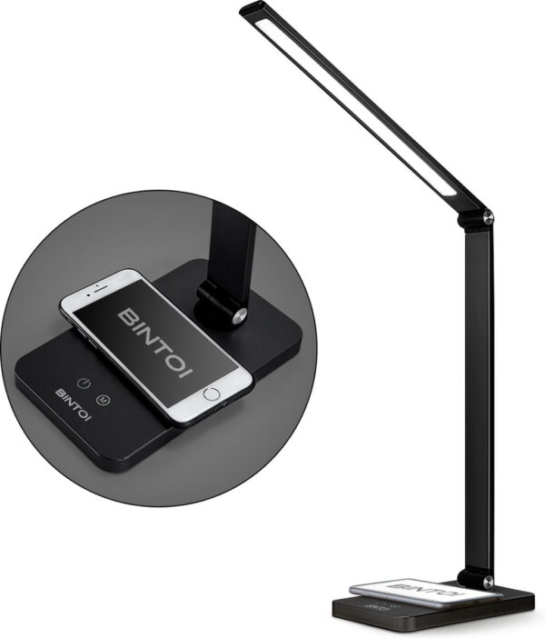 Bintoi® DL200 - Schreibtischlampe LED - Leselampe - Bettlampe - Touch Control - Dimmbar - Weißes und warmes Licht Wohnen & Kochen