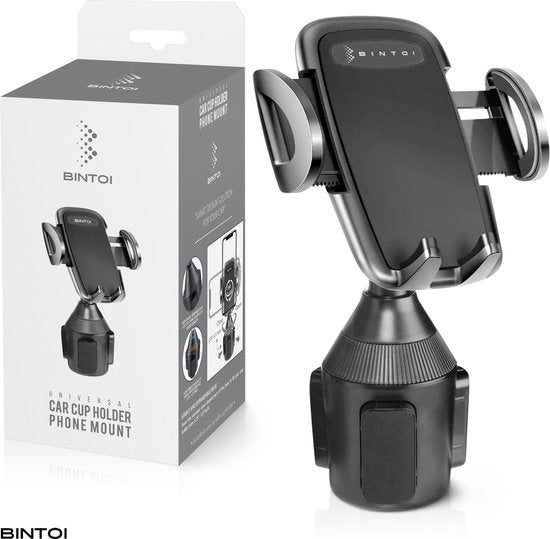 Bintoi® T300 - Telefonhalter Autozubehör innen - Universal Telefonhalter GSM Halter Auto - Becherhalter Auto - Telefon Handyhalter Auto- Geschenk Auto & Fahrrad