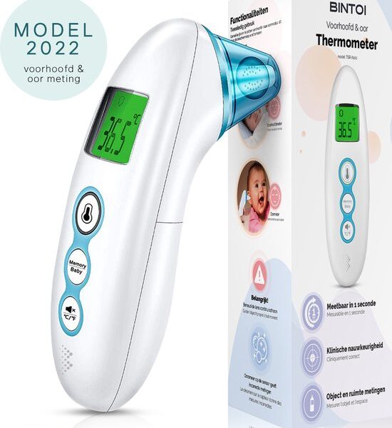 Bintoi® - X100 - multifunktionales Infrarot-Thermometer - Temperaturanzeige - für Erwachsene und Babys Schön & Gesund