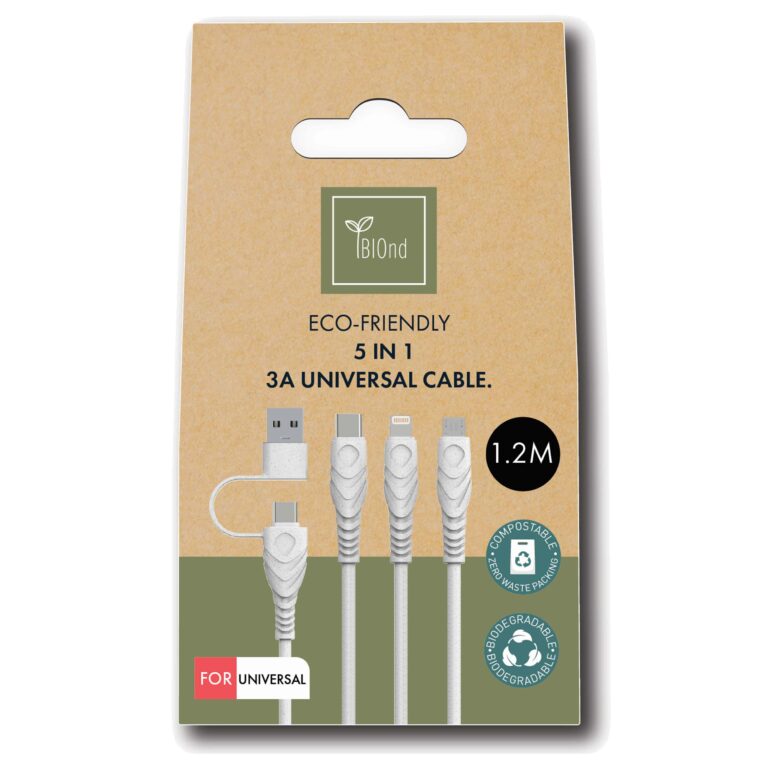 BIOnd 5 in 1 Mehrfachkabel - LadekabelNeuware -
