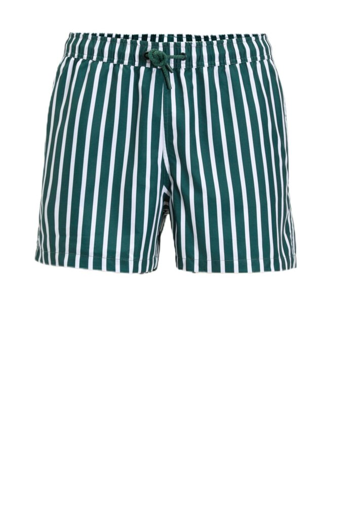 Björn Borg Badeshorts Herren Grün/Weiß | 100% Polyester - Größe L Kleidung