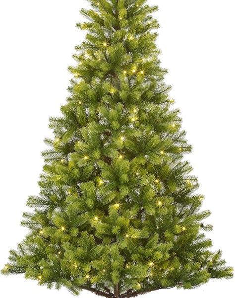 Black Box Trees Nagoya Künstlicher Weihnachtsbaum mit warmweißen LED-Lichtern - H180 x Ø108 cm - Grün Weihnachten