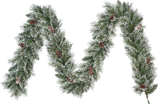 Black Box Trees Vandans Girlande - L270 cm - Grün gefrostet Weihnachten