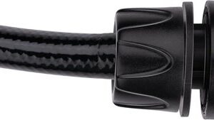 BLACK+DECKER Gartenschlauch-Kupplung 1/2'' - Gartenschläuche ⌀13mm - Integrierter Wasserstop - Kunststoff - Schwarz/Orange Haus & Garten
